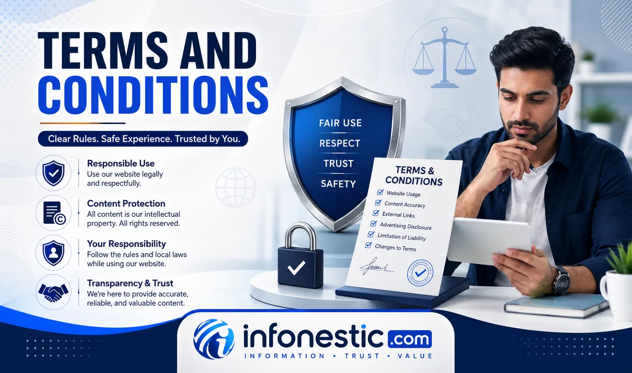 Terms and Conditons of infonestic.com